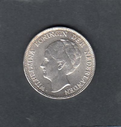 Beschrijving: 1 Gulden WILHELMINA 